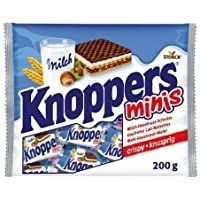 Los mejores  - 1 x Knoppers Minis en bolsa de 200 g de caramelos- alimentos.
